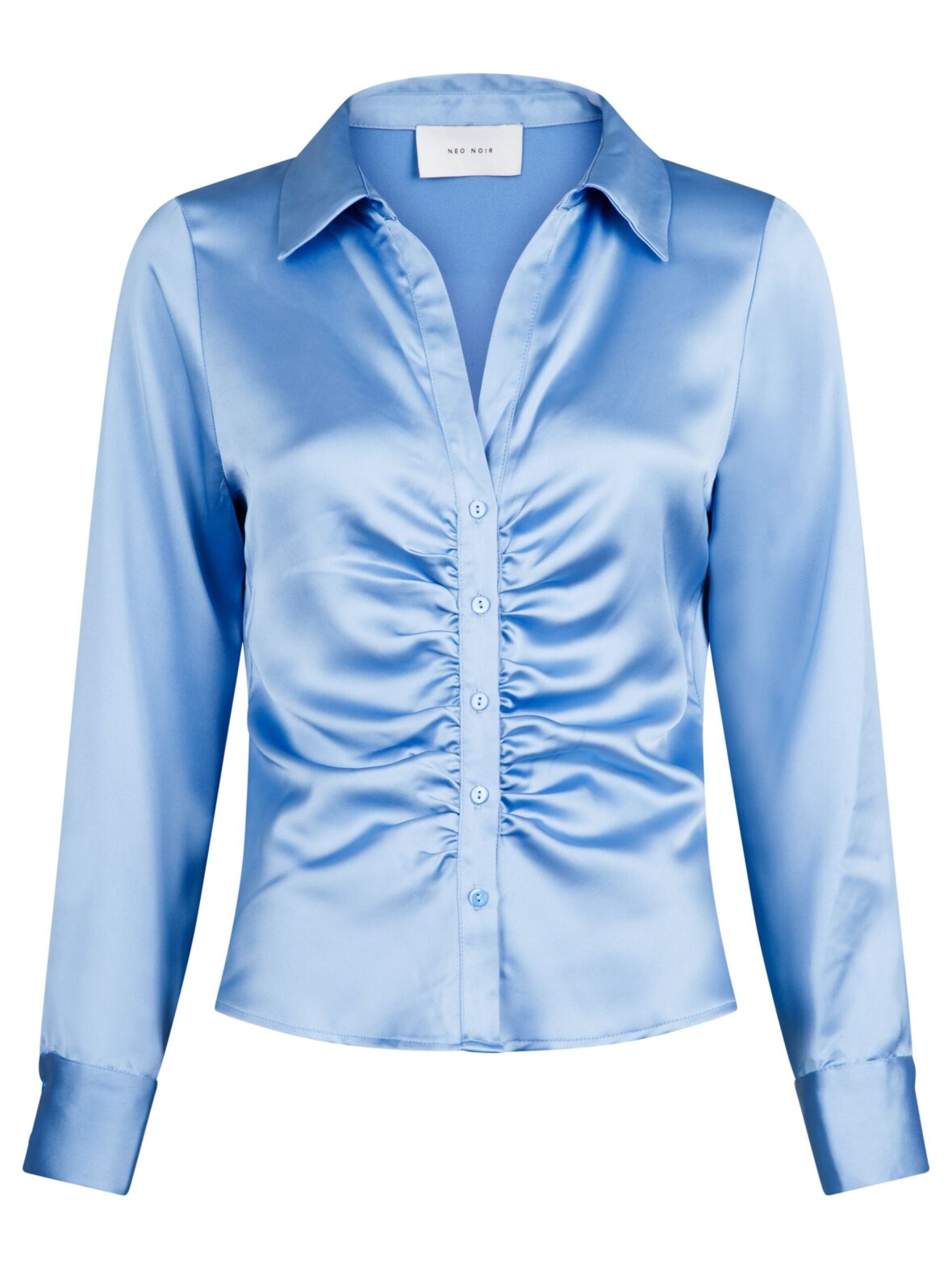 Nønne Blouse - Neo Noir - Neo Christy Satin Shirt