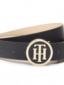 TOMMY WOMENSWEAR - TOMMY TH ROUND BUCKLE BELT 3.0