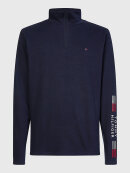 Tommy Hilfiger MENSWEAR - TOMMY STRETCH HALF-ZIP SWEATSHIRT