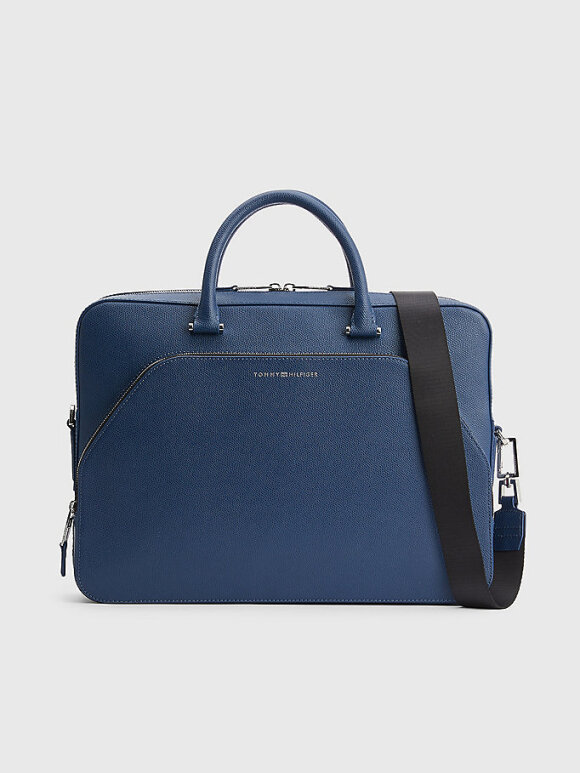 Tommy Hilfiger MENSWEAR - TH BUSINESS LEATHER COMPUTER BAG