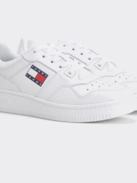 TOMMY ESSENTIAL LEATHER BASKET TRAINERS